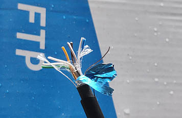 Кабель вита пара FTP зовнішня KW-Link, 4х2х0,51, мідна, пометражно