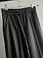 Брюки палаццо з екошкіри на флісі, фото 5