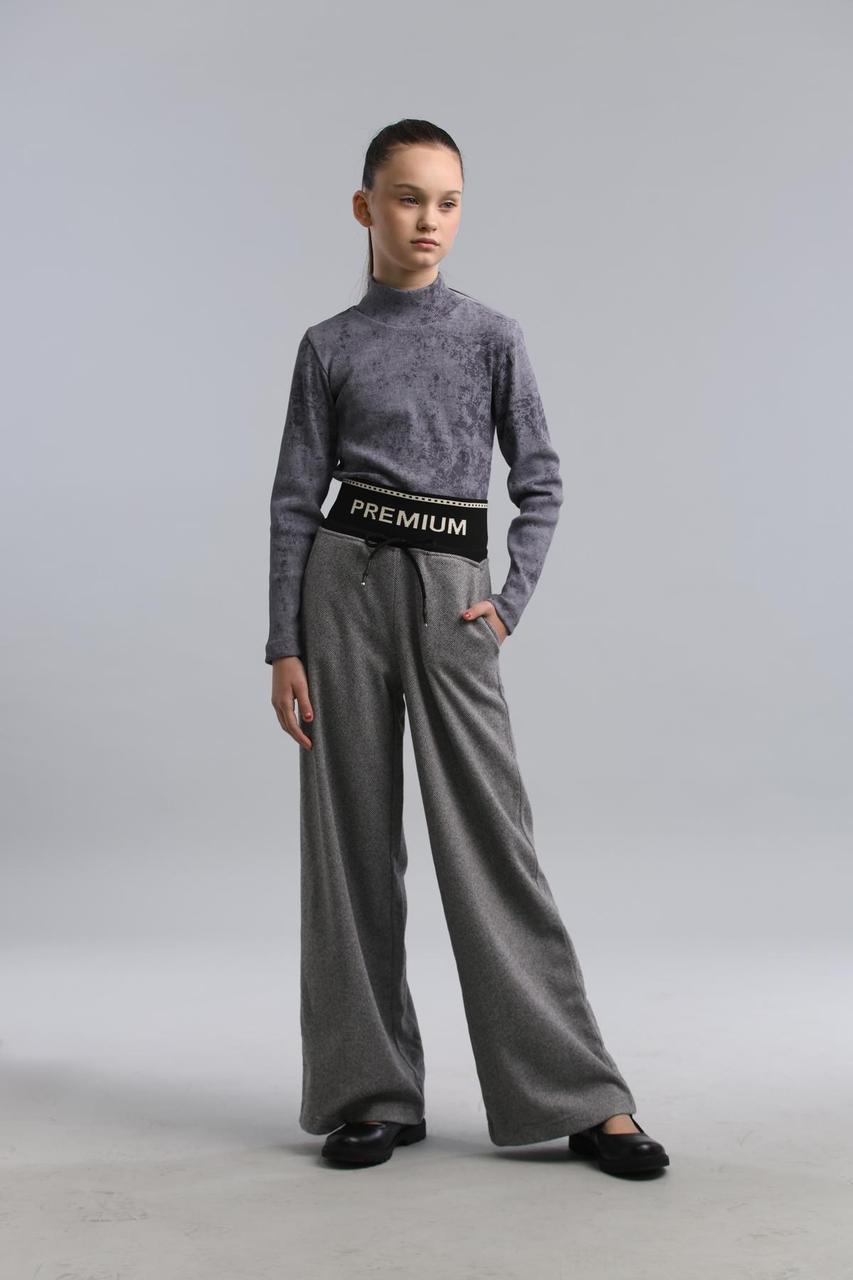 БРЮКИ ПАЛАЦЦО "ПРЕМІУМ" сірі, фото 1