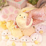 Іграшка-антистрес Таба Сквіш Ципленок жовтий з ворсом, фото 8