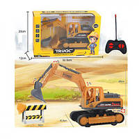 Екскаватор на керуванні 29 см, 1:24, рухомий ківш, 2 кольори, на батарейці, у коробці, 32,5-20-12 см