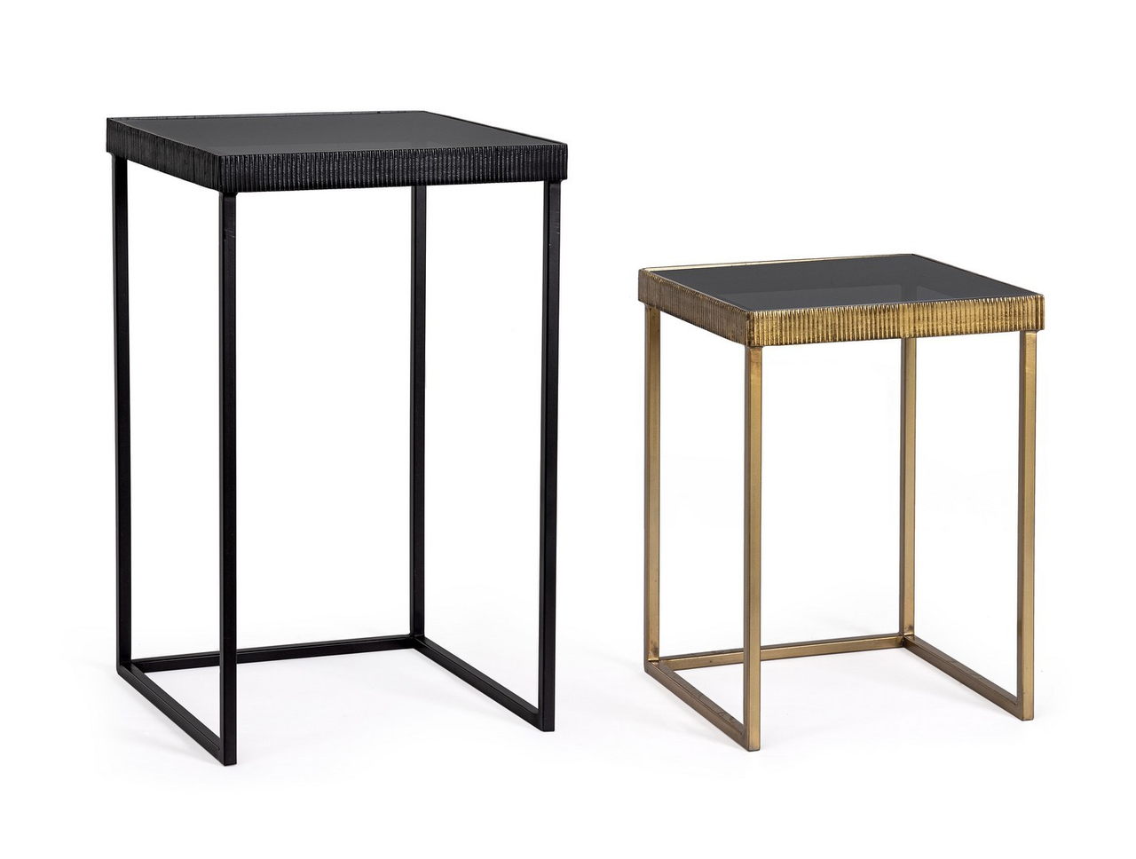 Набор из 2 квадратных столиков Yamir, фото 1