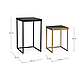 Набор из 2 квадратных столиков Yamir, фото 2