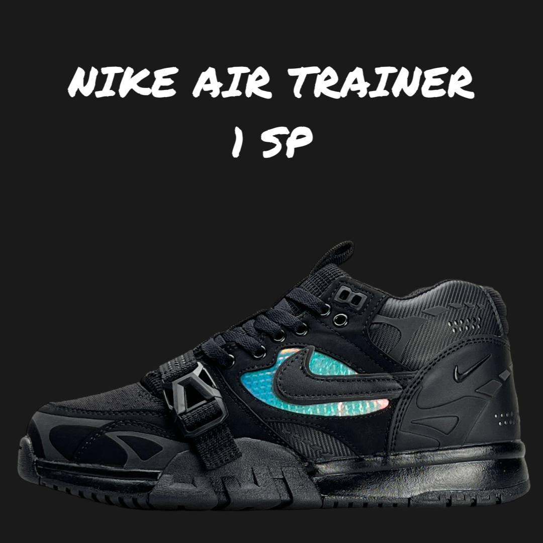 Чоловічі кросівки Nike Air Trainer 1 SP Black Reflective, кеди Найк шкіра текстиль водовідштовхувальний. 41