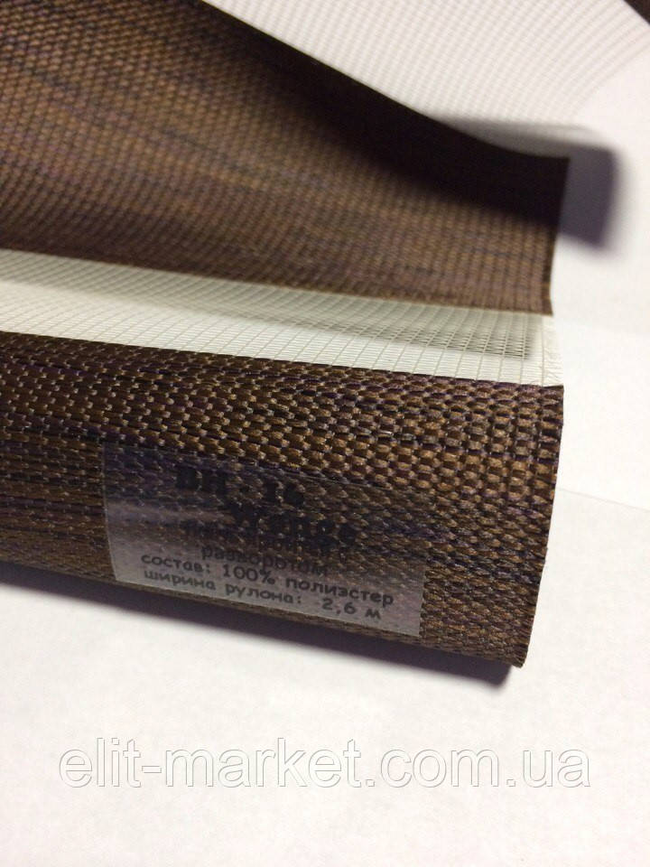 Рулонна штора день ніч bh 16 wenge