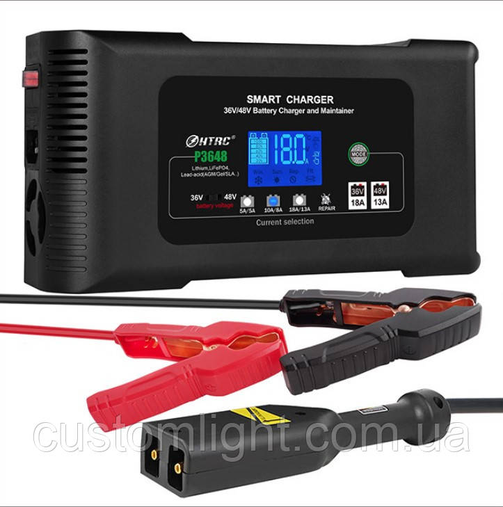 Зарядний пристрій HTRC P3648 18A(36V), 13A(48V)