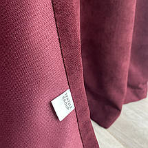 Готові штори однотонні Мікровелюр крем, фото 2