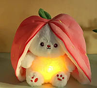 Кролик дихаючий , іграшка колискова, зайчик дихаючий /музичний/нічник