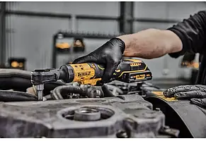 Гайковерт кутовий — тріскачка акумуляторний безщітковий DeWALT DCF512D1G, фото 4