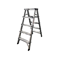 Стрем'янка двостороння GTM KMH1205 алюмінієва, 5 сходинок, висота 980 мм (KMH1205)