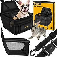 Сумка в авто, транспортер для собак, кішок, кроликів Purlov 20973