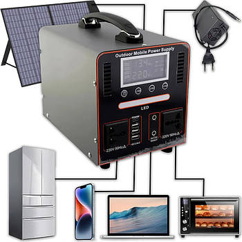 Зарядна станція на 600 Вт із чистою синусоїдою Sine 600w 40A LiFePo4