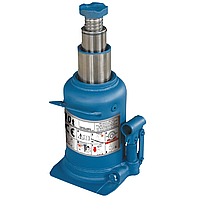 EHA Домкрат гідравлічний пляшковий 10т GTM TH810001 двоштоковий : висота підйому 520 мм, вантажопідйомність 10 т