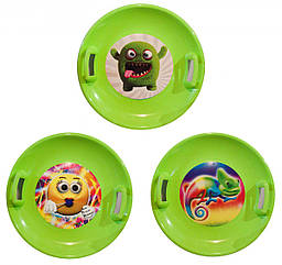 Санки-Ляянка SNOW PLATE салатовий 60 см MARMAT (6111), 2323040 — 567