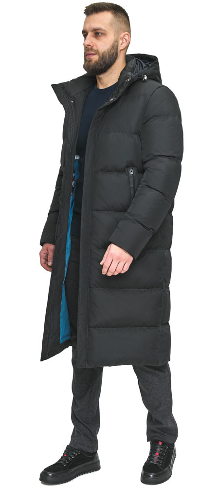 Стильна чоловіча куртка графітового кольору модель 2990 52 (XL) 48 (M)