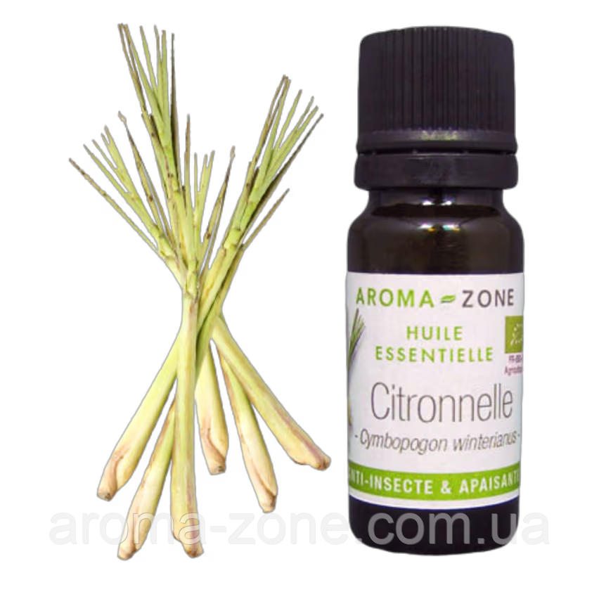 Цитронелла (Cymbopogon winterianus) BIO Об'єм: 30 мл