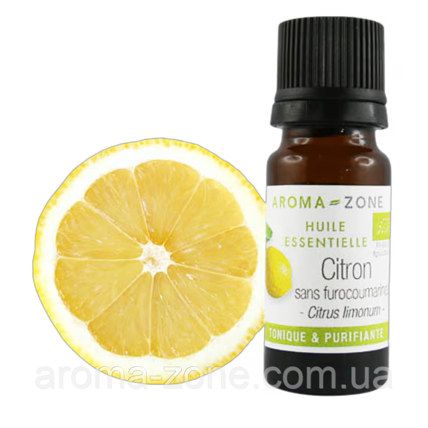 Ефірна олія Лимон без фурокумаринів (Citrus limum) Об'єм: 2 мл
