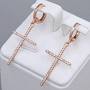 Сережки-хрестики ХР