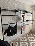 Стійка для дитячого одягу чорна, фото 2