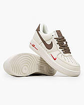 Жіночі Кросівки Nike Air Force 1 Low Yohood Rice Beige / Найк Аїр Форс 1 Йохуд Райс Низькі Бежеві, фото 3