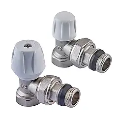 Кран радіаторний кутовий комплект 1/2" Euro Product KOER EP6146 - EP6148/EP6146