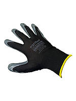 Рукавички стрейчеві OX /Nitricar BS (чорно-сіра)