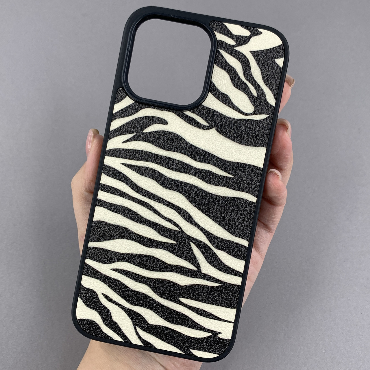 Чохол для Apple iPhone 14 Pro Max чохол з принтом зебра на телефон айфон 14 про макс чорний з білим a01o