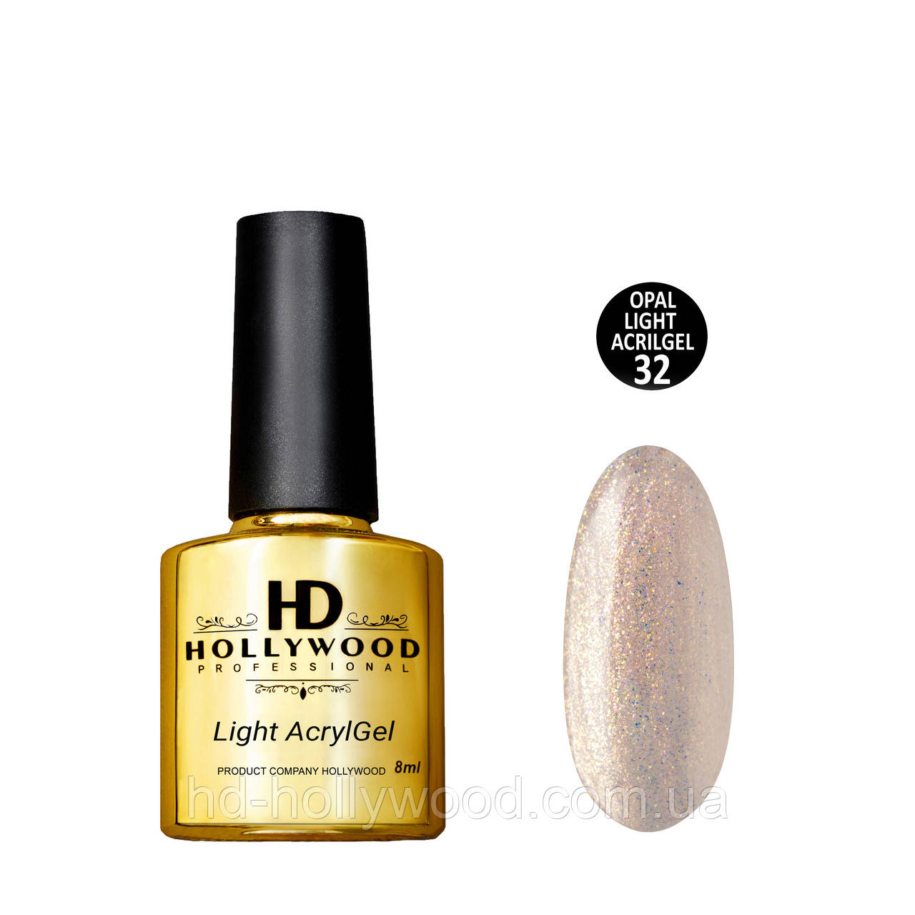 Рідкий акригель Light Acrygel 32 HD Hollywood, фото 1