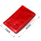 Стильна візитниця червоного кольору SHVIGEL 00116, фото 4