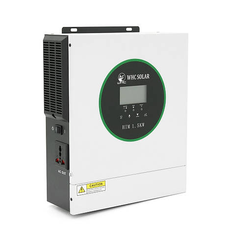 Гібридний інвертор HIM-1.5KW, 1500W, 24V, струм заряду 0-40A, 30-150V, MPPT (80А, 150 Vdc), фото 1