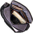 Універсальна текстильна чоловіча сумка на два відділення Vintage 20659 Графитовая, фото 3