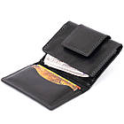 Візитниця для карток глянцева з натуральної шкіри GRANDE PELLE 11293 Чорна, фото 3