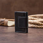 Візитниця для карток глянцева з натуральної шкіри GRANDE PELLE 11293 Чорна, фото 8