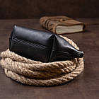 Жіноча косметичка зі шкіри Amelin GRANDE PELLE 11302 Чорна, фото 10