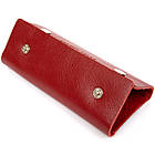 Яскрава шкіряна ключниця GRANDE PELLE 11353 Червоний, фото 6