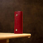 Яскрава шкіряна ключниця GRANDE PELLE 11353 Червоний, фото 7