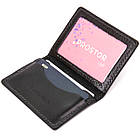 Шкіряна обкладинка для автодокументів GRANDE PELLE 11495 Чорний, фото 5