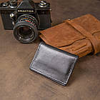 Шкіряна обкладинка для автодокументів GRANDE PELLE 11495 Чорний, фото 8