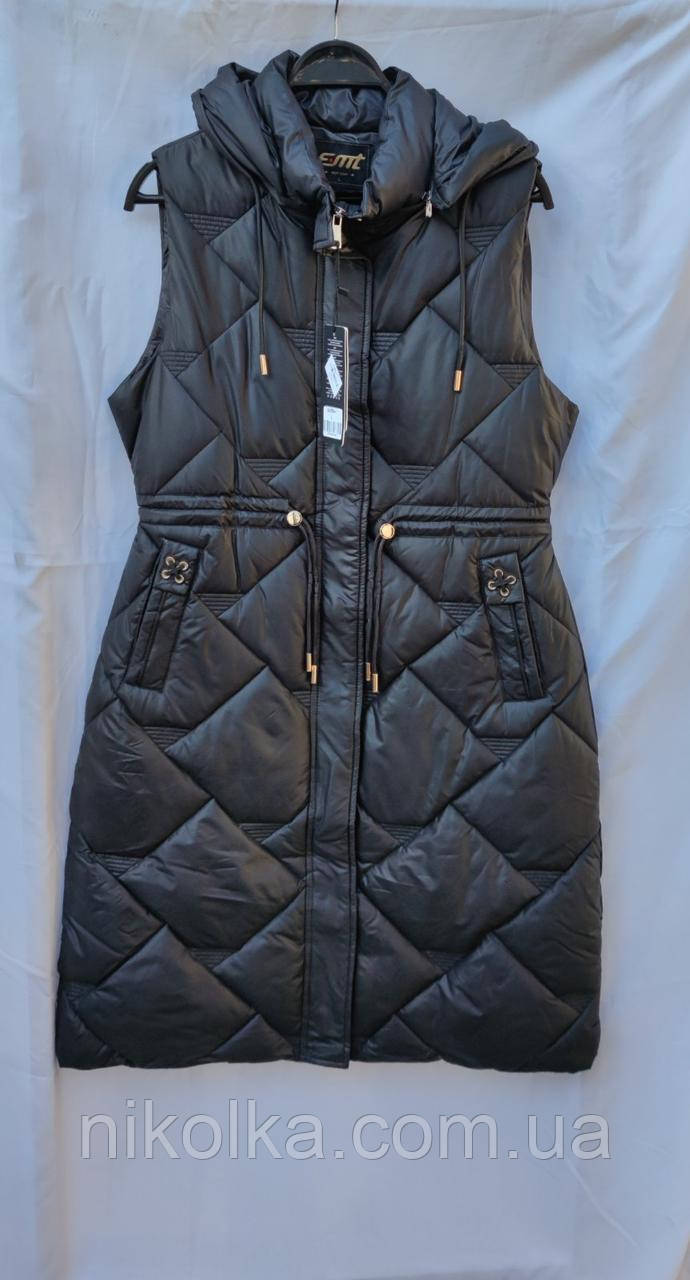 Безрукавки подовжені жіночі оптом, L-4XL рр., арт. Si-A0094-1, фото 1