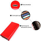 Гаманець жіночий з гладкою екокожі KIVI 19075 Червоний, фото 5