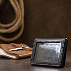 Шкіряна обкладинка для прав GRANDE PELLE 11539 Синій, фото 9