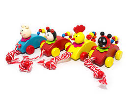 Дитячі дерев'яні машинки різні види 12шт/уп