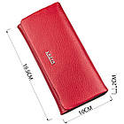 Гаманець жіночий комбінований шкіряний KARYA 17396 Червоний, фото 3