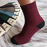 Шкарпетки жіночі махрові  Premio теплі зимові 37-40р різнокольорові | 12 пар, фото 2