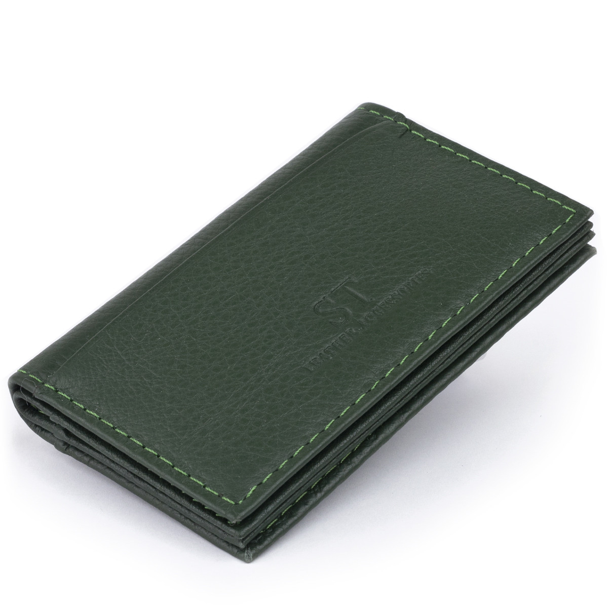 Візитниця-книжка ST Leather 19215 Зелена, фото 1