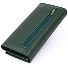 Гаманець на магнітах з клапаном жіночий ST Leather 19240 Зелений, фото 2