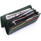 Гаманець на магнітах з клапаном жіночий ST Leather 19240 Зелений, фото 4