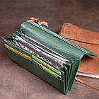 Гаманець на магнітах з клапаном жіночий ST Leather 19240 Зелений, фото 10