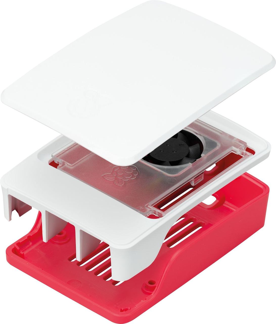 Корпус Raspberry Pi 5 Case Red/White, фото 1