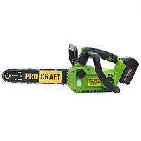 Акумуляторна ланцюгова пила Procraft PKA42Li + 1акб 4Аг Turbo + ЗП charger20/1 + Олива ланцюга 1л, фото 2